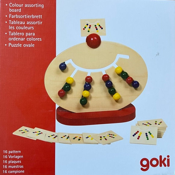 Goki wooden color sorting toy - Picture 3 of 3